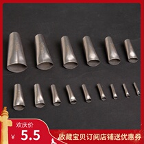 Stainless steel glue mouth duckbill type wear-resistant universal glass head gluing artifact structure glue gun mouth head outer wall glue