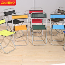 Stool net red lazy bedroom folding stool Portable Mini Metal dwarf Maza adult leisure outdoor fishing