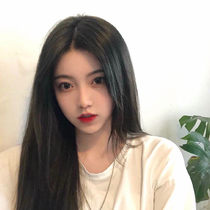 Split Wig Woman Long Hair Temperament Black long hair long Straight hair without Liu Hainets Red emulation hair Natural full head cover