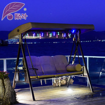 Outdoor Autumn Patio Courtyard Villa Double Rocking Chair Garden Outdoor Hammock yard Balcony Hanging Chair Home Swing Chair