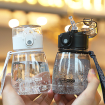 Childrens water Cup summer baby sippy cup children go out to carry Cup home drinking water anti-drop kindergarten kettle