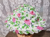 80s childrens hat Sun hat Cool hat Flower