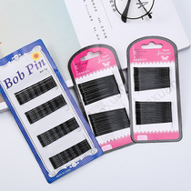 Black one-word clip hairclip edge clip bangs hair card headdress clip Korean jewelry hair adult wholesale small clip