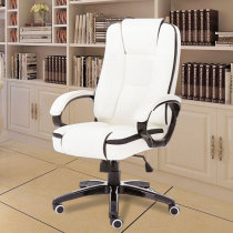 White Boss Chair Large Class Chair Can Lie Home Chair Computer Chair Office Furniture Office Chair President Desk Chair