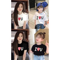 Xunshi gulls ocean clothing flagship store 2021 summer new parent-child cotton T-shirt parent-child T-shirt