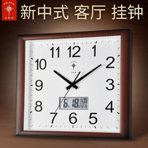 Polaris silent wall clock Living room household clock creative simple bedroom clock Fashion hanging watch square quartz clock