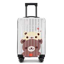 Summer durable cartoon trolley case universal wheel combination lock childrens boarding case exquisite