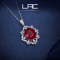 LAC high jewelry natural Tourmaline pendant necklace female 18k golden treasure stone necklace (chain not included)