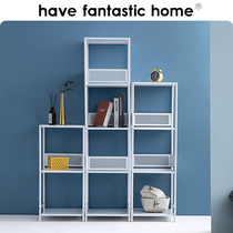 Good thing has bedroom storage rack floor-to-floor multi-layer balcony storage rack study bedside finishing rack living room storage rack