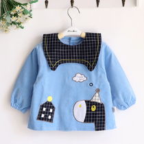 New pony children autumn and winter cotton corduroy boy baby waterproof coat baby bib detachable