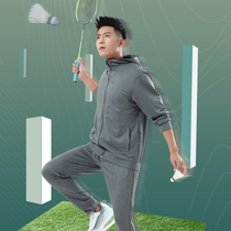 2021 autumn and winter New long sleeve badminton suit autumn winter coat mens and womens trousers sportswear sweater