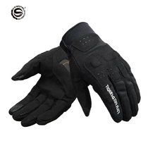 SFK Motorcycle Retro Protective Gloves Summer Locomotive Racing Bike Riding Gloves touch screen Breathable Glove Man