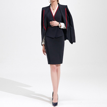 High-end professional suit womens 2022 spring new fashion temperament Goddess Fan President Western suit is holding a work suit