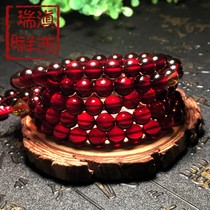 Yunnan Ruixiang natural raw ore A cargo Burmese Amber blood pooper 108 beads rosary beeswax