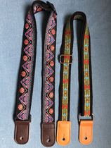 Original folk style ukulele strap small guitar shoulder strap ukulele strap embroidery personality