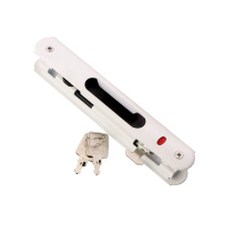 Aluminum alloy sliding window hook lock moving door lock bar lock door window broken bridge lock buckle invisible lock aluminum window lock lock