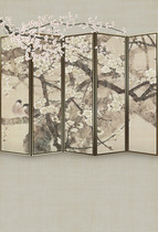 2019 exhibition family portrait costume background Chinese style cheongsam background Photo studio costume family portrait background FU-338