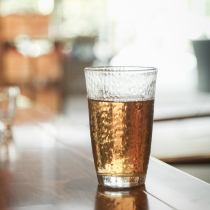 Taofu hammer Green Tea Cup heat-resistant glass handmade water cup tea cup large Cup kung fu tea set 280ml home