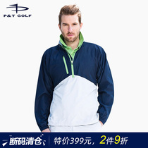 American PT code Golf clothing men long sleeve windbreaker stand collar quick-drying sweatshirt coat Golf ball clothes