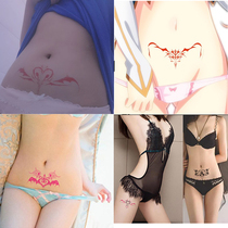 Sex tattoo stickers thigh chest private parts flirting sexy alternative stickers lewd belly tattooed lower abdomen tattoo stickers dirty word interest