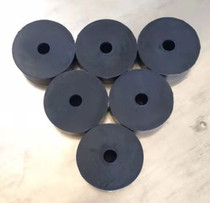 High elastic round rubber punch buffer damping machine floor pad Fan air conditioning industrial machinery noise reduction silencer rubber block