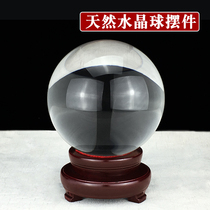 Overdraft and clear water crystal ball swing piece living room bedroom shop desk decoration Xuanguan Book room Joe relocating new residence gift