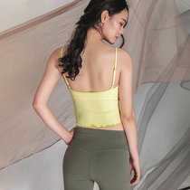 RUIKE LRECNAVA SPORTS VEST WOMENS SLING WITH CHEST pad SLEEVELESS YOGA suit QUICK-drying FITNESS UNDERWEAR