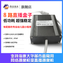 Kairui Video 8-way live box stream pusher rtsp to rtmp live kindergarten monitoring system