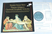 Thomas Schippers Rossini Blackglue LP Rossinis eulogy