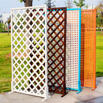 Anti-corrosion wood fence fence Garden grid climbing pergola Balcony fence Outdoor grille Courtyard fence Wooden partition