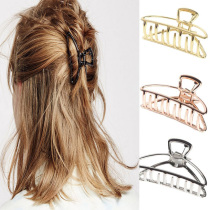 Women Geometric Hair Claw Clips Crab Moon Hairclip for lady