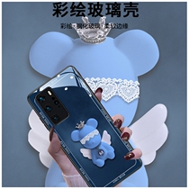 Angel Bears Apply Huawei P40pro Mobile Phone Shell P40 New Klein Blue Full Bag Anti-Fall Protective Sleeve Woman