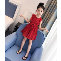 Girls dress for dress summer dress vest dress 2020 new child dress foreign air princess dress child snowspun dresses