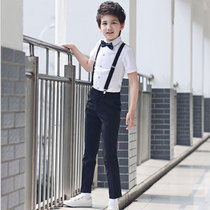 Boy Short Sleeve Trouser Host Dresser Men Six One College Wind Girl Strap Five Pieces