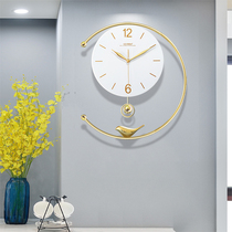 Netred household living room background wall wall bell restaurant decoration clock simple atmospheric wall clock wall clock light luxury creative watch
