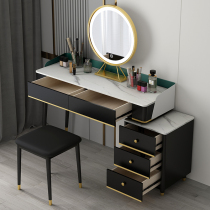 Dresser bedroom Nordic ins simple modern small apartment Net red book womens makeup table storage cabinet integrated with light