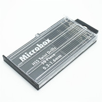 Cross border 20PC all-grinding high speed steel mini twist drill miniature small drill bit 20 plastic case with electric drill open pore suit