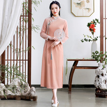 Zhian soft Zen womens Chinese improved version of the waist thin cheongsam young dress female L3512