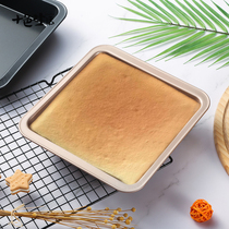 Household rectangular deep baking tray deepens ancient cake bread biscuit mold Oven non-stick baking tools
