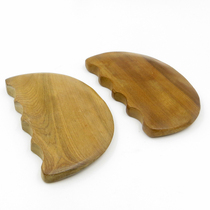 Special price fragrant wood semi-circle scraping plate wave beauty plate Putcie scraping solid wood scraping massager cosmetic health care