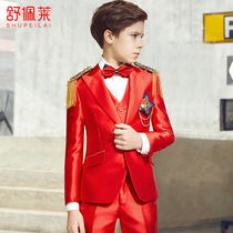 Boys suit suit suit the host of the flower girls dress the childs suit the handsome British piano costume