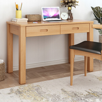 Full Solid Wood Desk Beech Wood Nordic Home Simple Computer Desk Student Writing Table Modern Minimalist Office Small Table