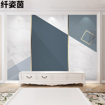 Eurostyle Imitation Marble Light Lavish Living Room TV Background Wall Mural Geometry Three Parquet Wall Paper Bedroom Wall Cloth Custom 3D