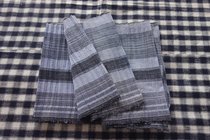 Hominin loft seeking to know the Miao ethnic handloom cotton fabric blue indigo for the whole 621 *31cm c-275