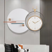 Nordic Light Extravaganza Creative Hanging room Home Fashion Deer Head Clock Modern Muted Decoration Restaurant Hanging Wall Watches