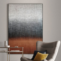 Modern minimalist living-room pure hand painted abstract Decorative Painting Solid mysteric mysteric hangover hung painting light and luxurious oil painting