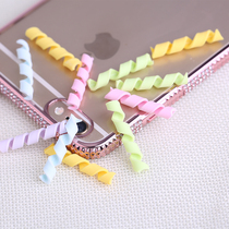 Simulation cream mobile phone shell diy materials Childrens hair accessories Handmade accessories Soft pottery food play caidi roll jewelry accessories