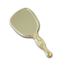 South Korea Import G S Princess Carry-on Mirror Mini Mirror Golden Mirror Small Mirror Portable Cosmetic Mirror 1P