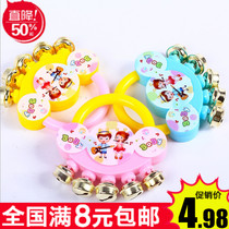 Home Music Baby Small Bell Bell 1 Year Old Gripping Puzzle Toy Newborn Baby Children Toys Toddlers Hands Rattle