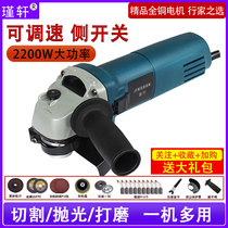 Jinxuan speed control angle grinder cutting machine Multi-functional household hand mill grinding and polishing machine Electric 220V polishing machine